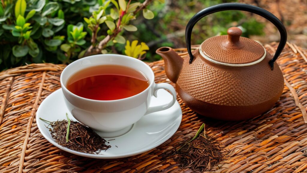 Taza de té Rooibos sudafricano.