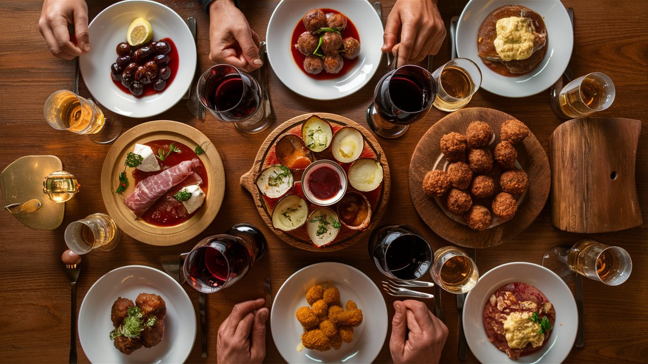 Cómo preparar una cena de tapas españolas