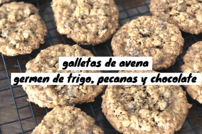 Receta de galletas de avena con chispas de chocolate